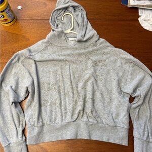 Socialite Light Gray Women's Hoodie Sweater